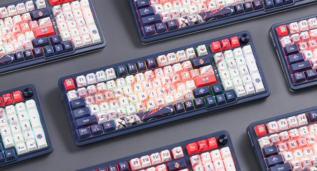 Redragon K686 PRO SE 98 Keys Wireless Gasket RGB Gaming Keyboard, 3-Mode Anime Mechanical Keyboard w/Hot-Swap Socket