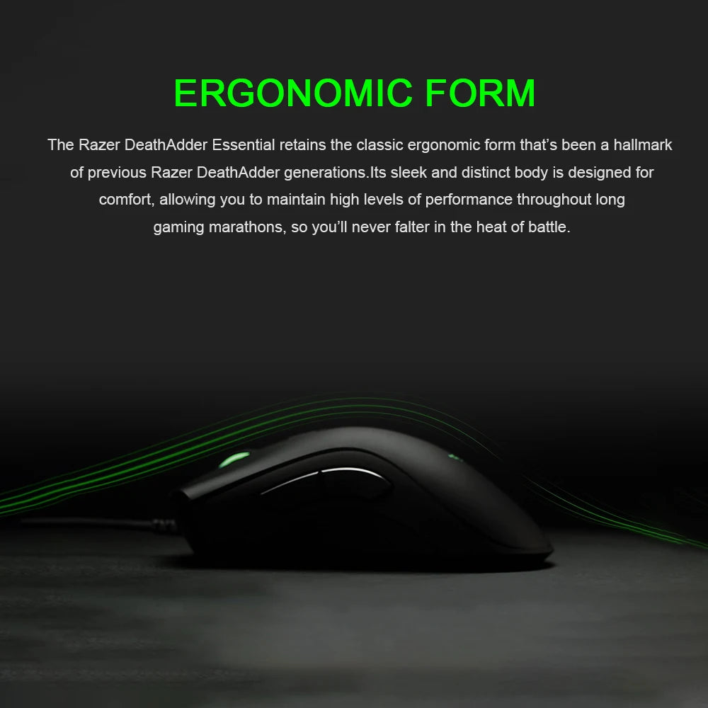 Original Razer Series Wired Mouse And DeathAdder V3 Pro Wireless Gaming Mouse 63g Ultra Lightweight 30K DPI Optical Sensor Mice