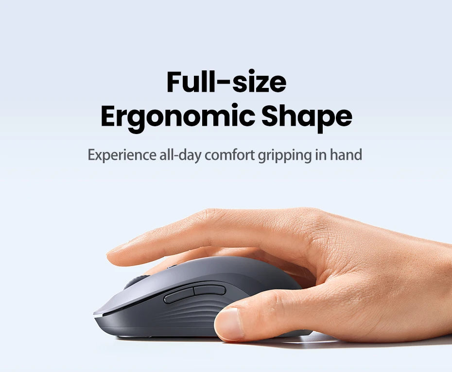 UGREEN Wireless Mouse Bluetooth 2.4G Ergonomic Silent Mute Gaming Mouse With AA Battery for Computer PC MacBook Laptop