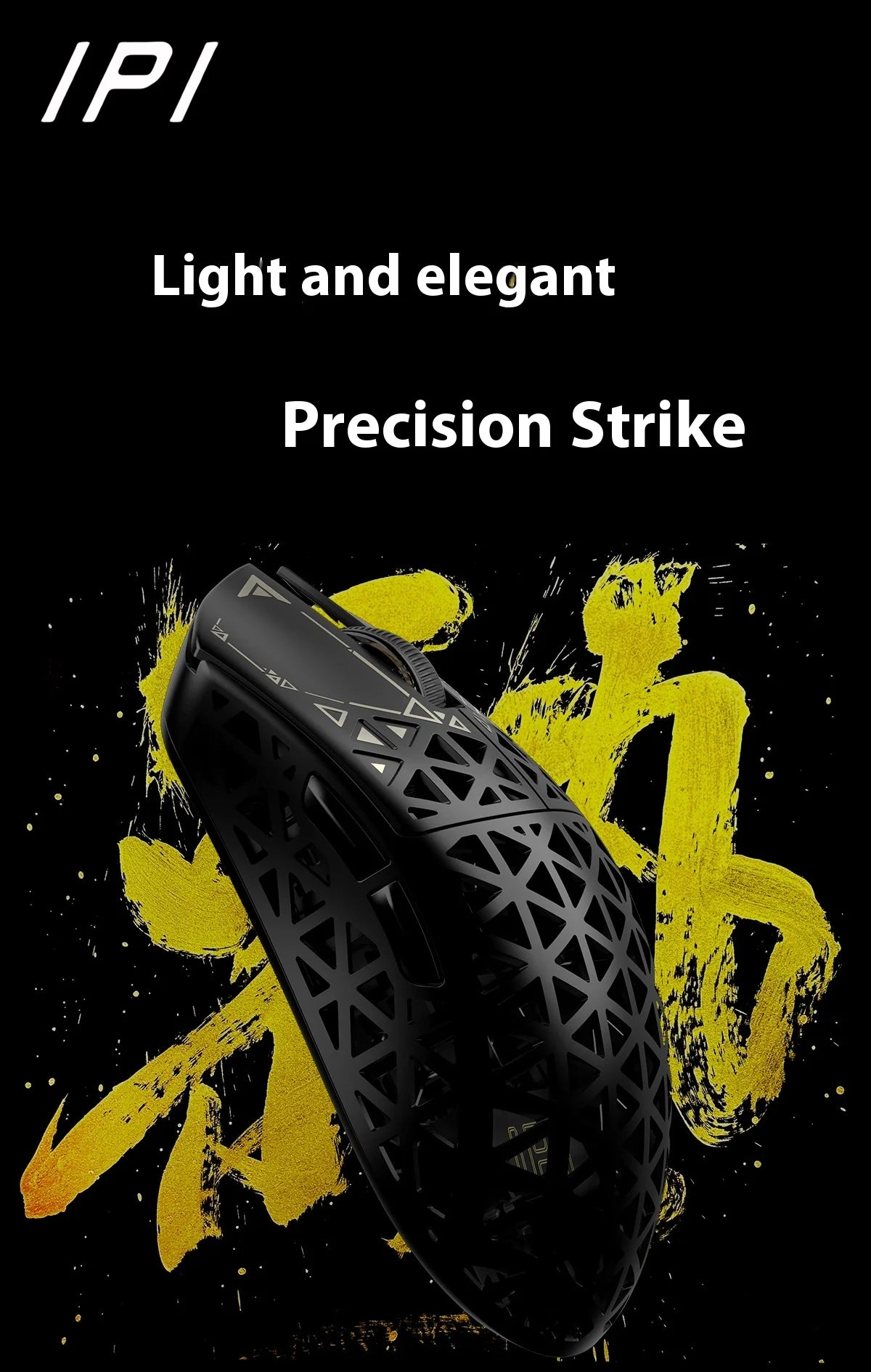 IPI Float Mouse Tri Mode Wireless Mouse PAW3395 8000Hz Polling Rate Custom Hollow Out Carbon Fibre Gaming Mice PC Accessories