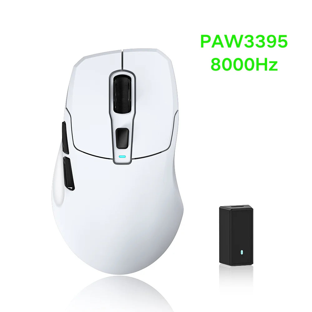 KYSONA Uranus Pro PAW3395 Wireless Gaming Mouse 54g Lightweight 8KHz Polling Rate 26000DPI Ultimate Optical Sensor For Laptop PC