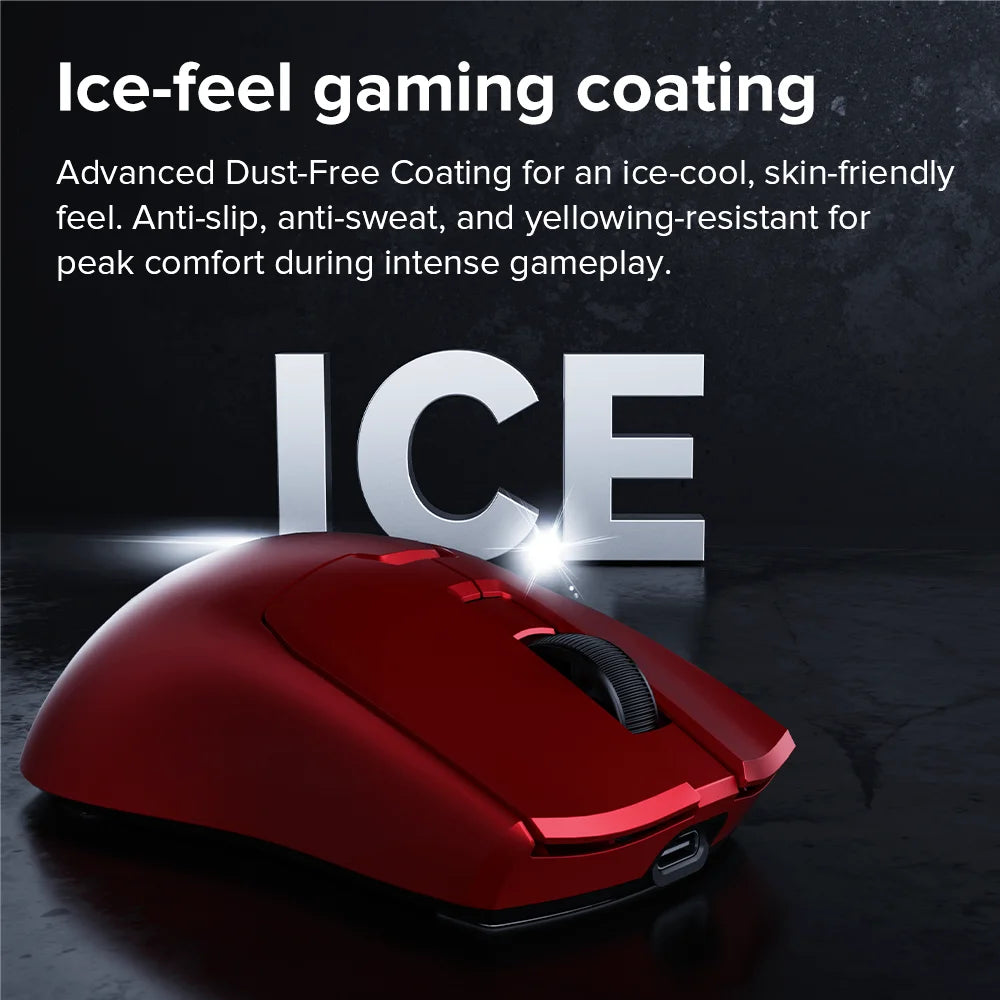Delux M800mini Wireless Gaming Mouse, 46g Lightweight,PAW3395/PAW3311,1KHz Polling Rate for Small to Medium Hand PC Gamer