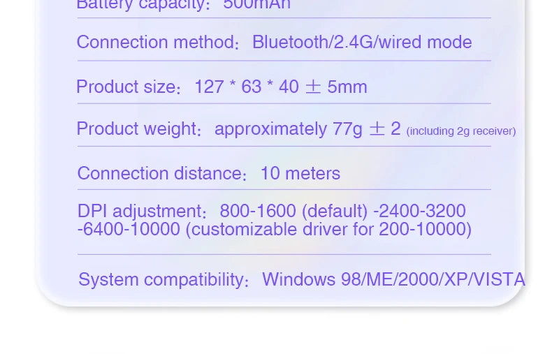 AULA SC660 Wireless Mouse Bluetooth Gaming Mouse 10000DPI Optical Sensor Macro Programmable Ergonomic Mice For Laptop PC Gamer