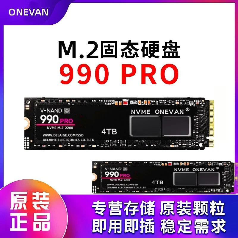 M.2 990 pro 4TB 2TB 1TB 2280  Hard drive disk NVME 2.5 inch ssd TLC 560MB/s internal Solid State Drives for laptop and desktop