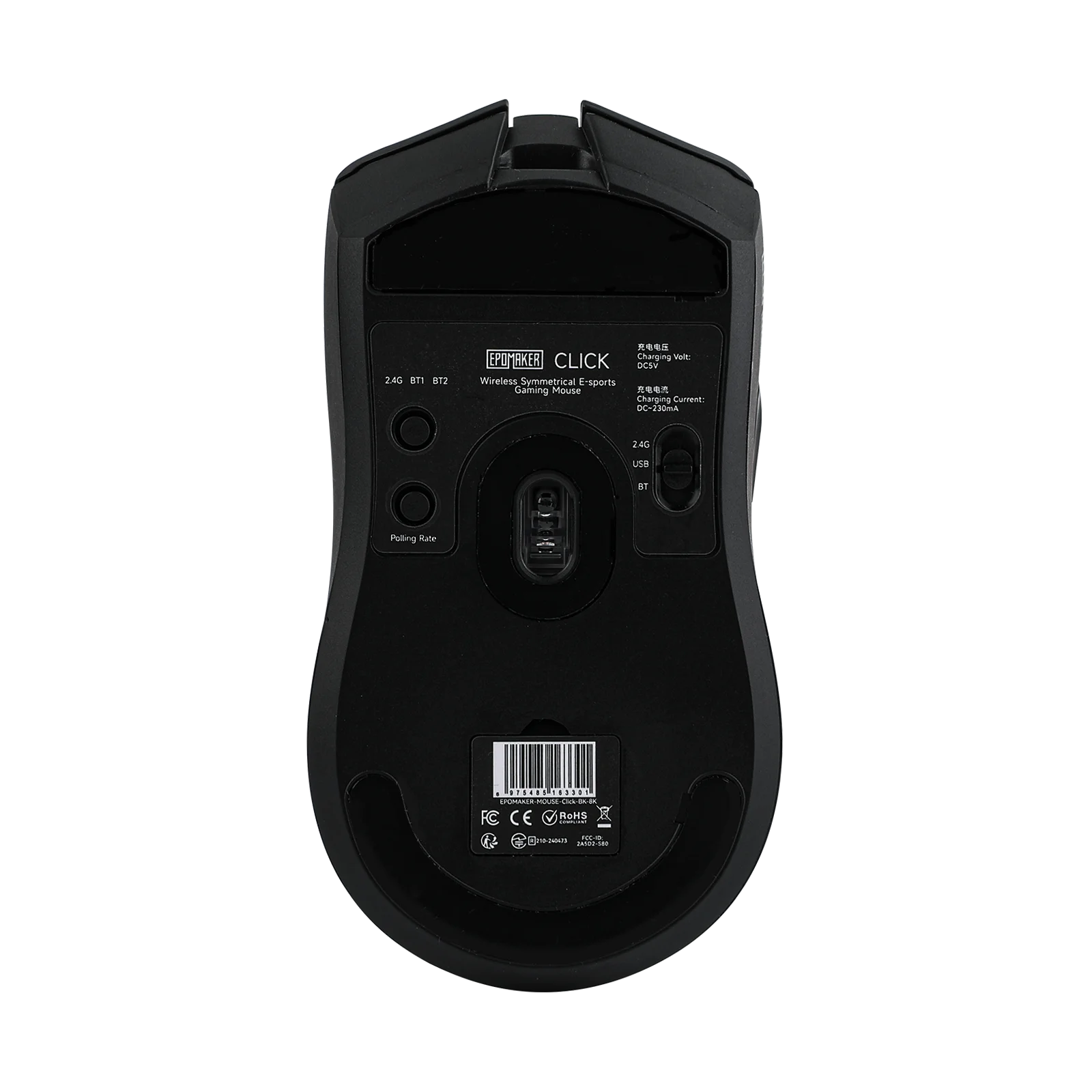 EPOMAKER Click Gaming Mouse Wireless 2.4Ghz/Bluetooth/Type-C 800 to 42000 DPI Adjustable 8K Polling Rate for PC/Mac/Linux