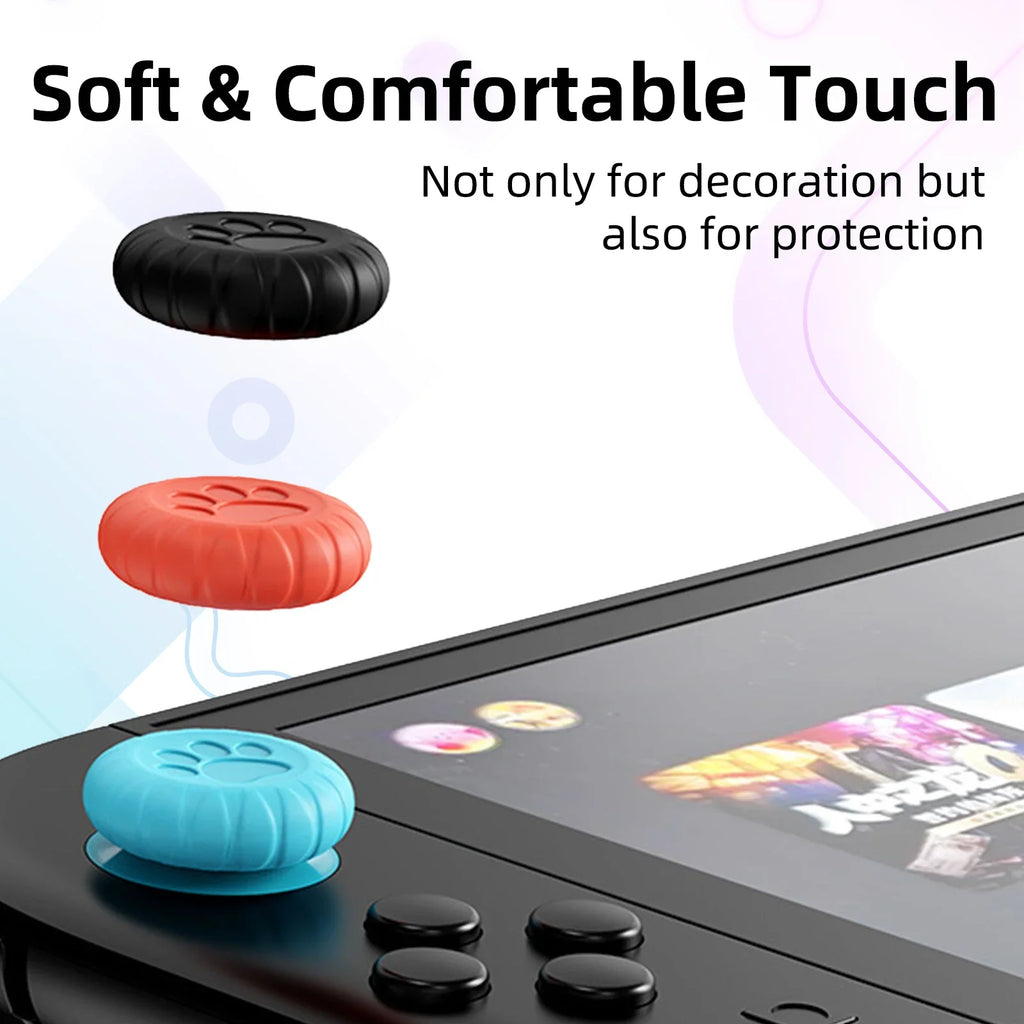 6pcs Thumb Stick Grip Caps for Nintendo Switch 2 Joy-Con Joystick Cover Switch2 Thumbstick Silicone Case Controller Accessories