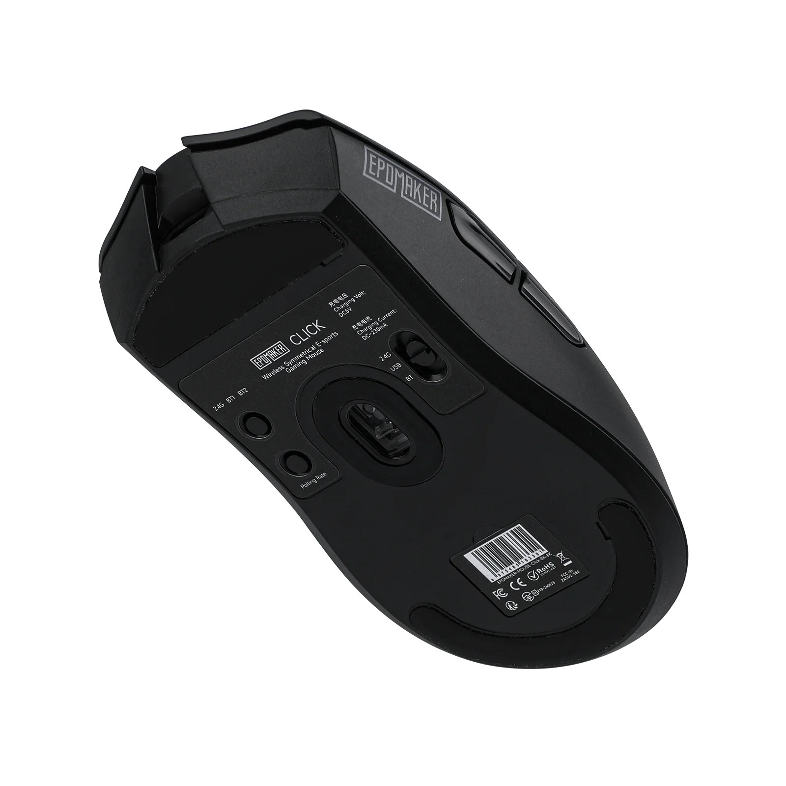 EPOMAKER Click Gaming Mouse Wireless 2.4Ghz/Bluetooth/Type-C 800 to 42000 DPI Adjustable 8K Polling Rate for PC/Mac/Linux