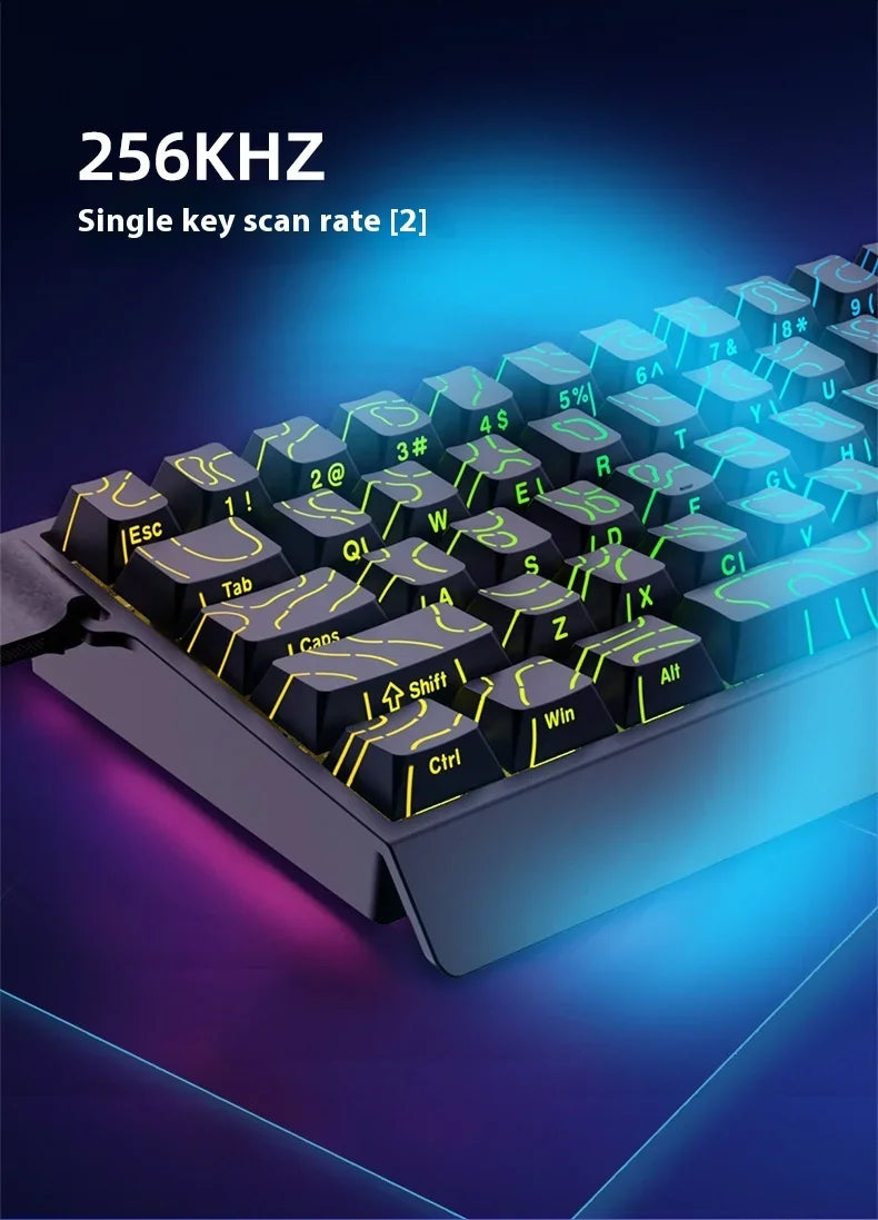 IROK Carotmas Mercury68 Magnetic Switch Mechanical Keyboards 8K 68keys RT0.004mm Low Delay Custom Wired Gaming Keyboard PC Gifts