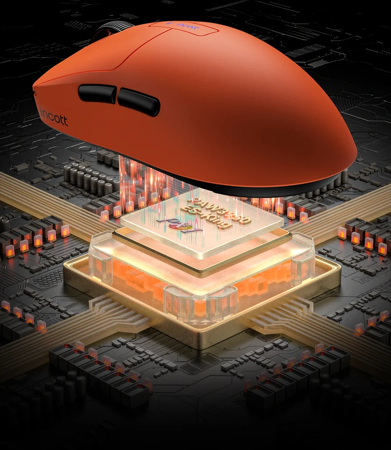 Incott G23 Pro Mouse Hot Plug Micro Motion Electronic Gaming Games Three Mode 8k Wireless Bluetooth Paw3395 Office Mouse Gifts