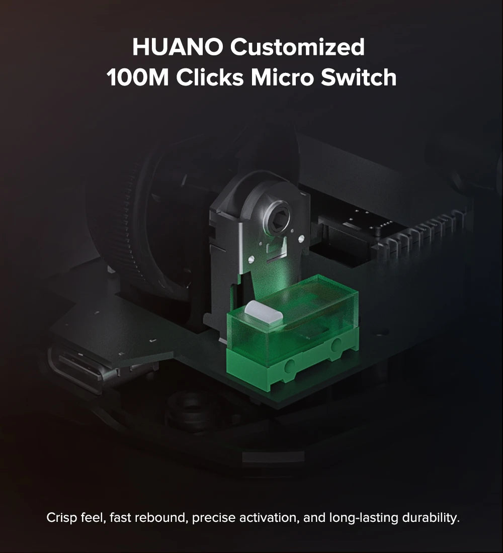 KYSONA Uranus Pro PAW3395 Wireless Gaming Mouse 54g Lightweight 8KHz Polling Rate 26000DPI Ultimate Optical Sensor For Laptop PC