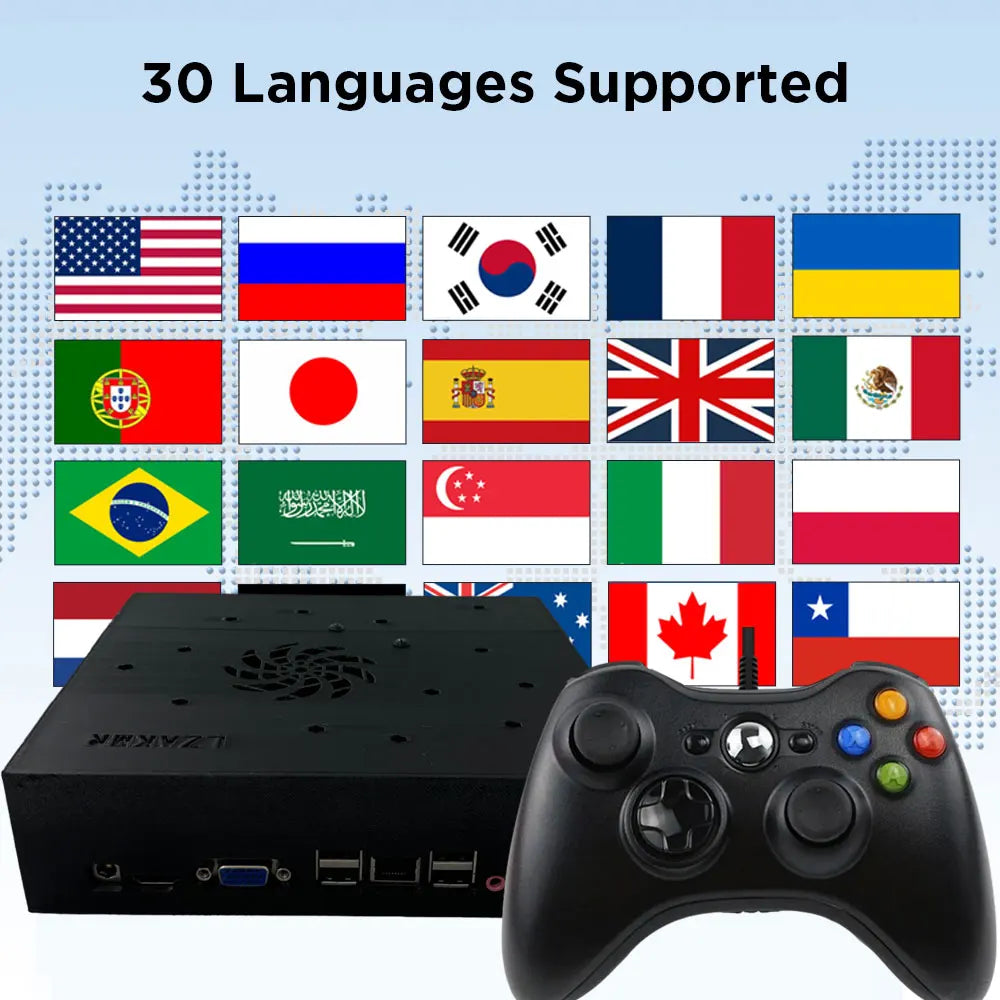 500GB X8 Retro Gaming Console Loaded 70000+ Games for Wii PS2 DC PSP GAMECUBE Plug-and-Play On TV Windows 11 Children's Gift