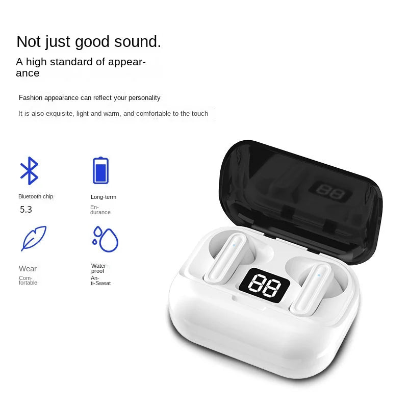 L88 Gaming Earbuds - Stereo Bluetooth 5.3 with Low Latency Mode & Sport Earhooks 