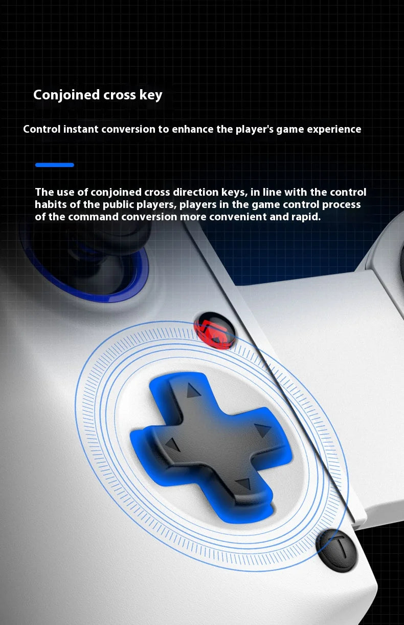 D11 Stretch gamepad Hall Trigger macro back Key Switch Android IOS Streaming gamepad PC type-c Link