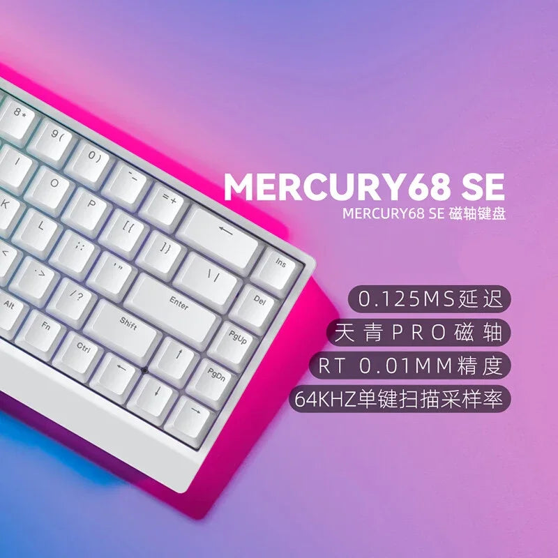 IROK Carotmas Mercury68 Magnetic Switch Mechanical Keyboards 8K 68keys RT0.004mm Low Delay Custom Wired Gaming Keyboard PC Gifts