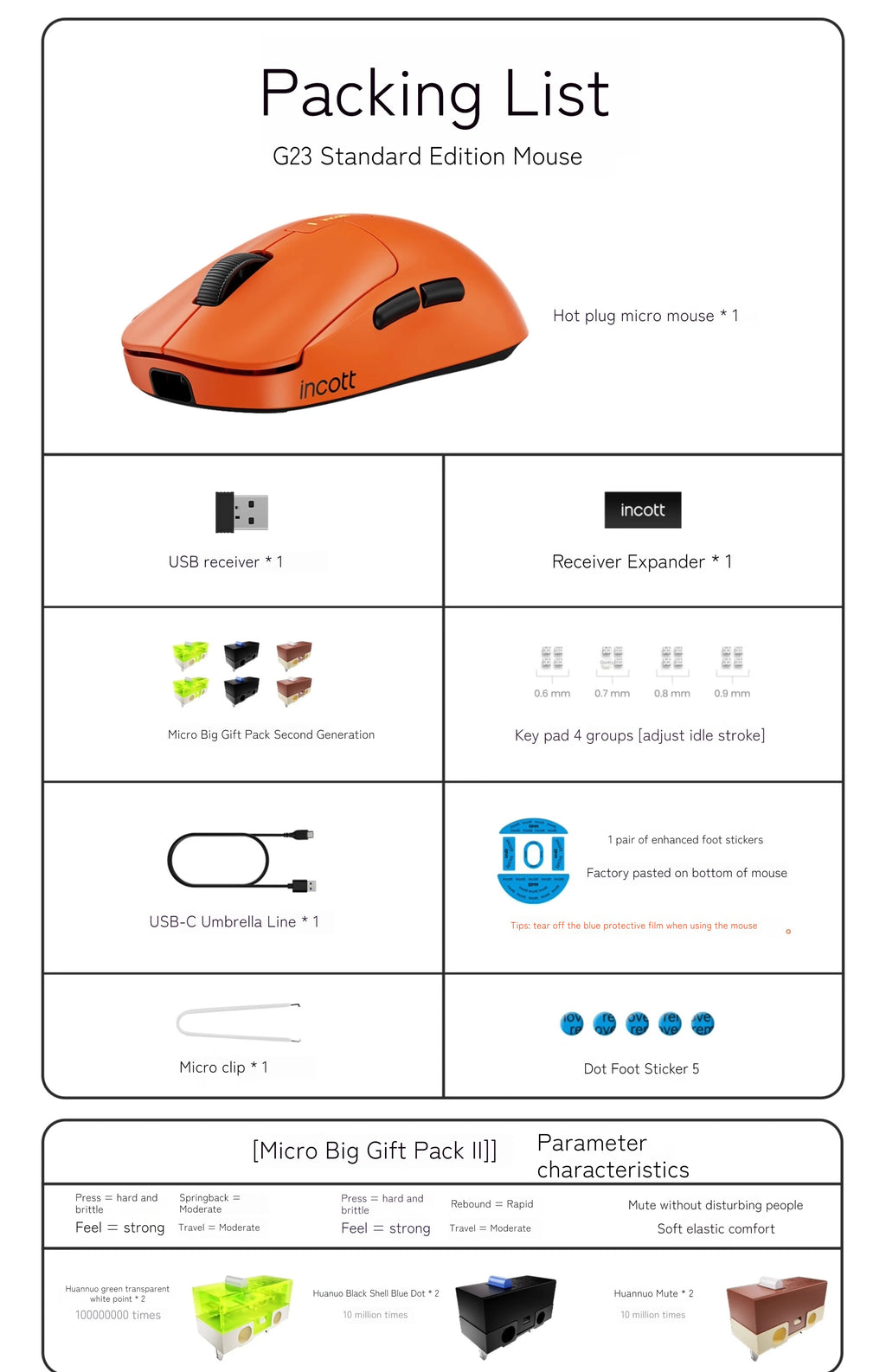 Incott G23 Pro Mouse Hot Plug Micro Motion Electronic Gaming Games Three Mode 8k Wireless Bluetooth Paw3395 Office Mouse Gifts