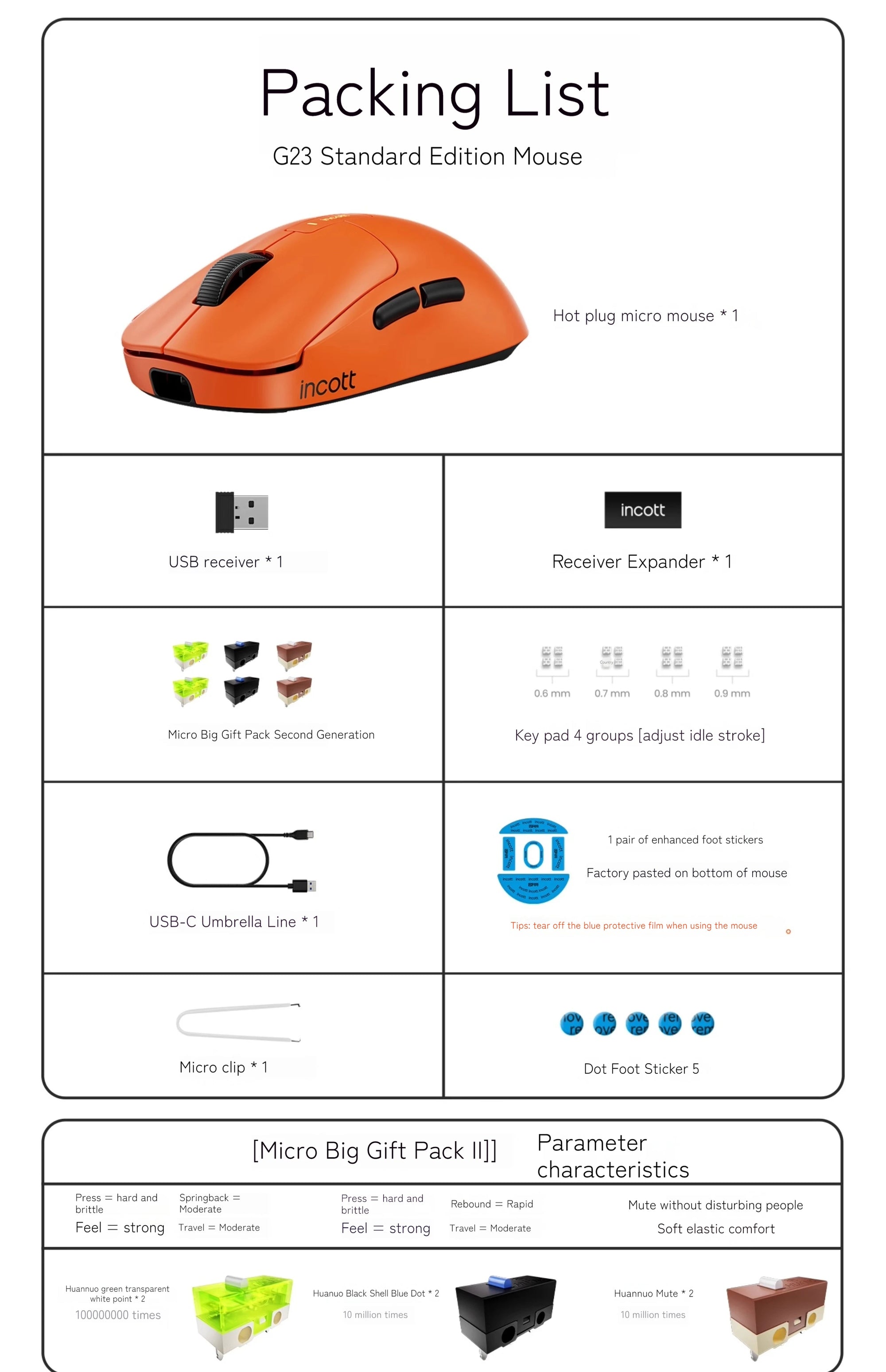 Incott G23 Pro Mouse Hot Plug Micro Motion Electronic Gaming Games Three Mode 8k Wireless Bluetooth Paw3395 Office Mouse Gifts