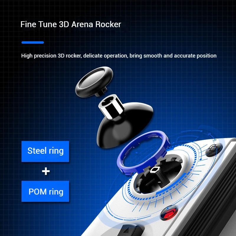 D11 Stretch gamepad Hall Trigger macro back Key Switch Android IOS Streaming gamepad PC type-c Link