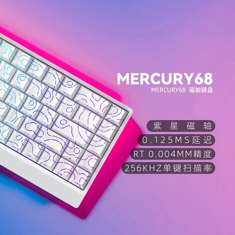 IROK Carotmas Mercury68 Magnetic Switch Mechanical Keyboards 8K 68keys RT0.004mm Low Delay Custom Wired Gaming Keyboard PC Gifts