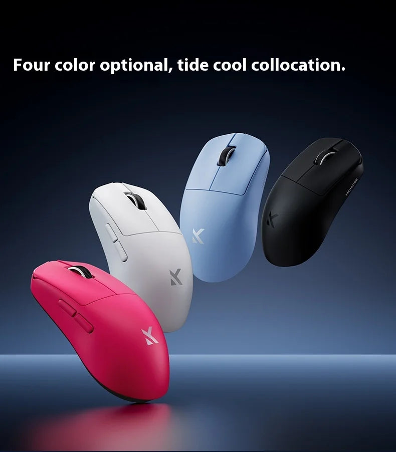 MCHOSE L7 Ultra+ Lightweight Mouse Wireless Tri-mode Bluetooth PAW3395 500mAh PC Esports Laptop Gaming Mice L7 Pro+ ﻿