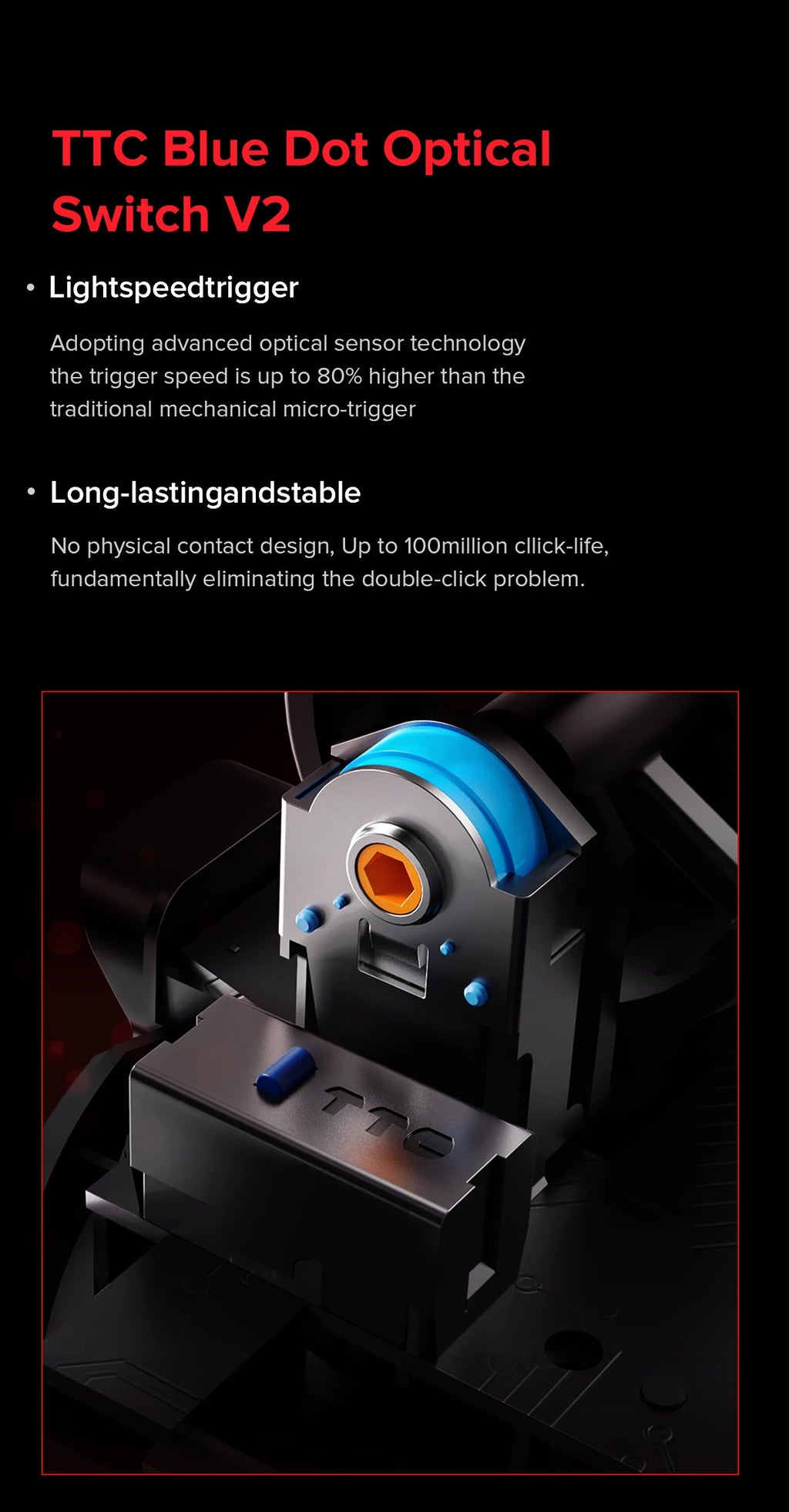 Delux M800mini Wireless Gaming Mouse, 46g Lightweight,PAW3395/PAW3311,1KHz Polling Rate for Small to Medium Hand PC Gamer
