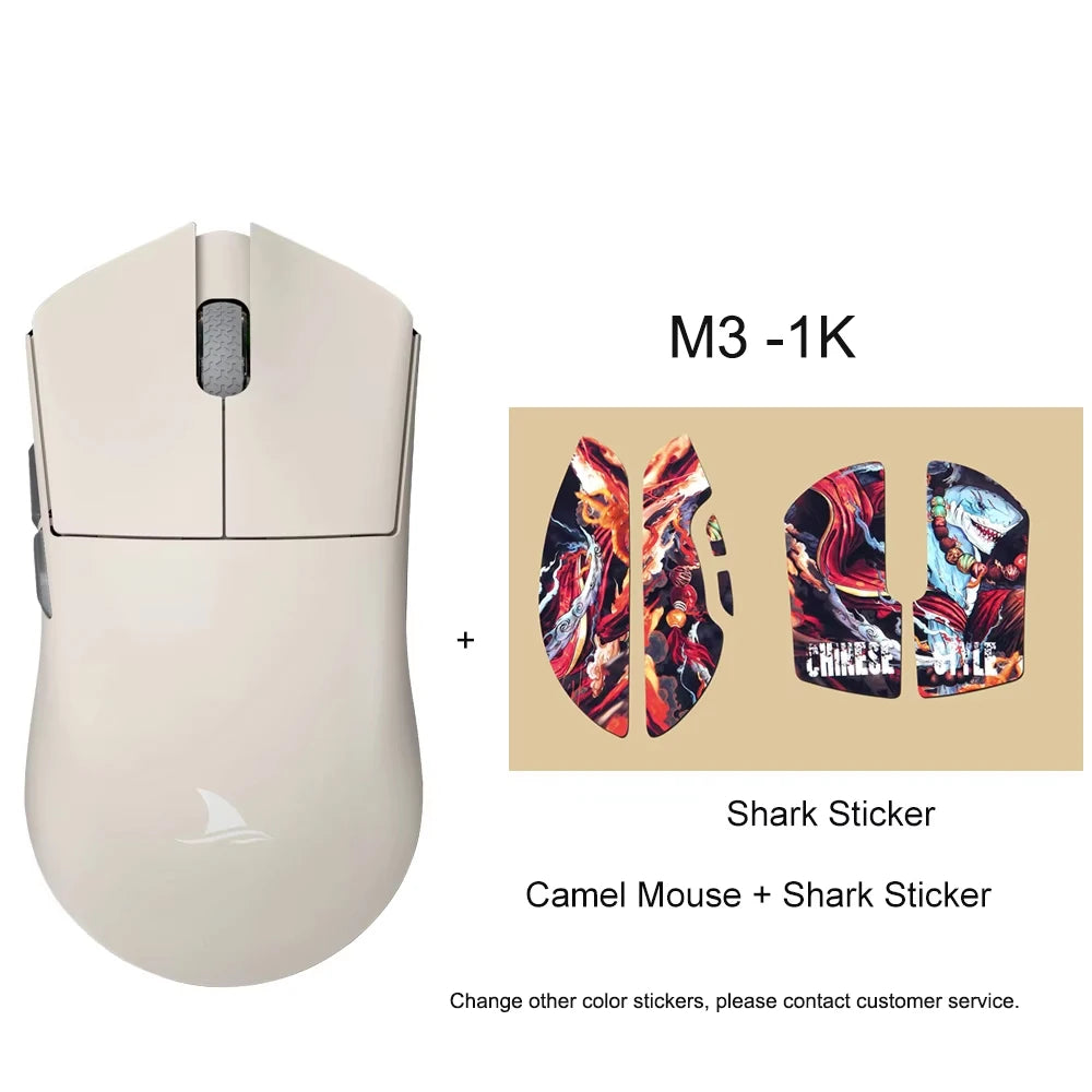 Motospeed Darmoshark M3 8K Bluetooth Wireless Gaming Mouse 26K DPI PAW3395 Sensor Computer Office Mouse TTC For Laptop PC