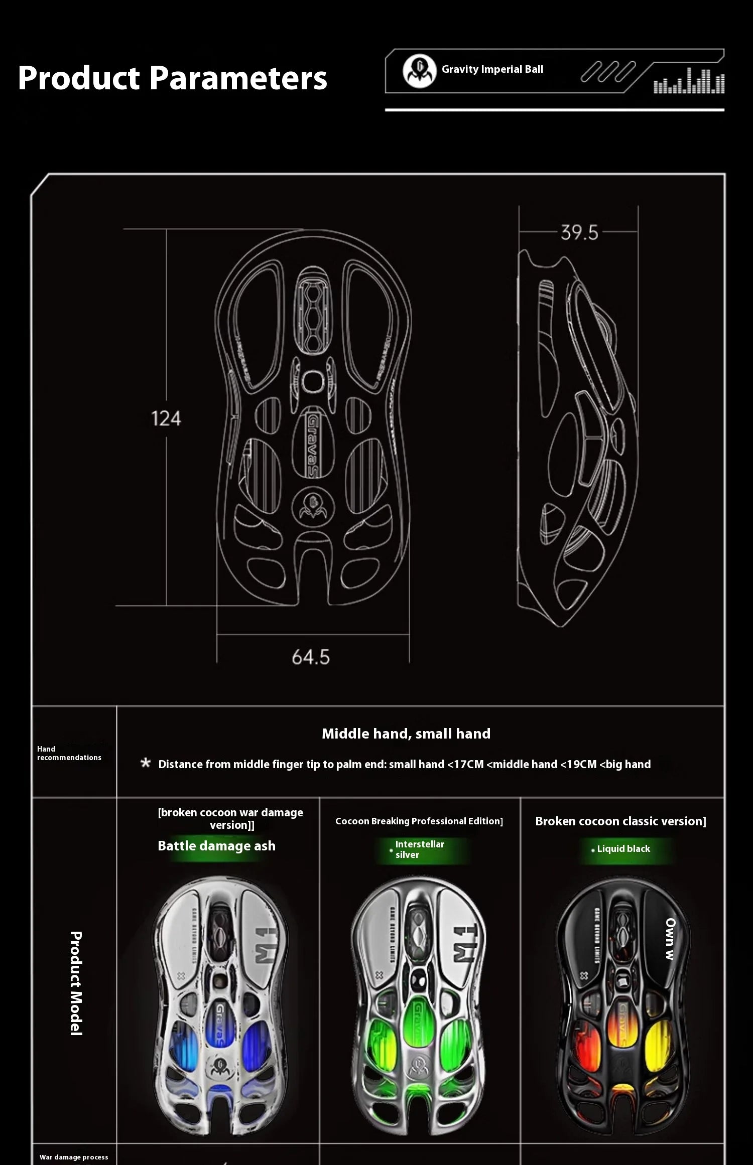 Gravastar M1 Gamer Mouse Magnesium Alloy Wireless Bluetooth Mouse Gravastar M2 With 4k Receiver Rgb Low Latency Gaming Mice Gift