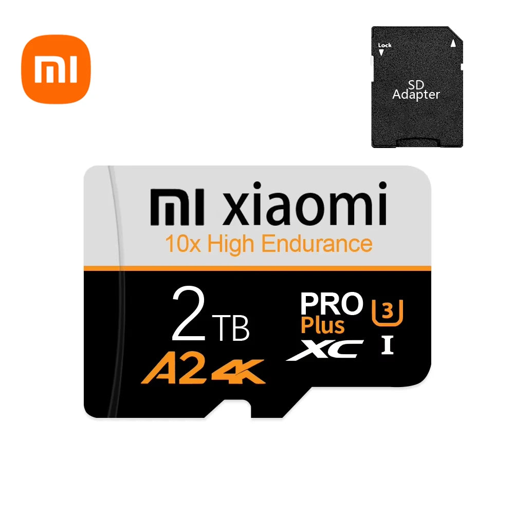 Xiaomi 2TB 1TB Micro Memory Card Class10 A2 Micro TF SD Card 128GB 512GB Cartao De Memoria SD Card For Camera Nintendo Switch PC