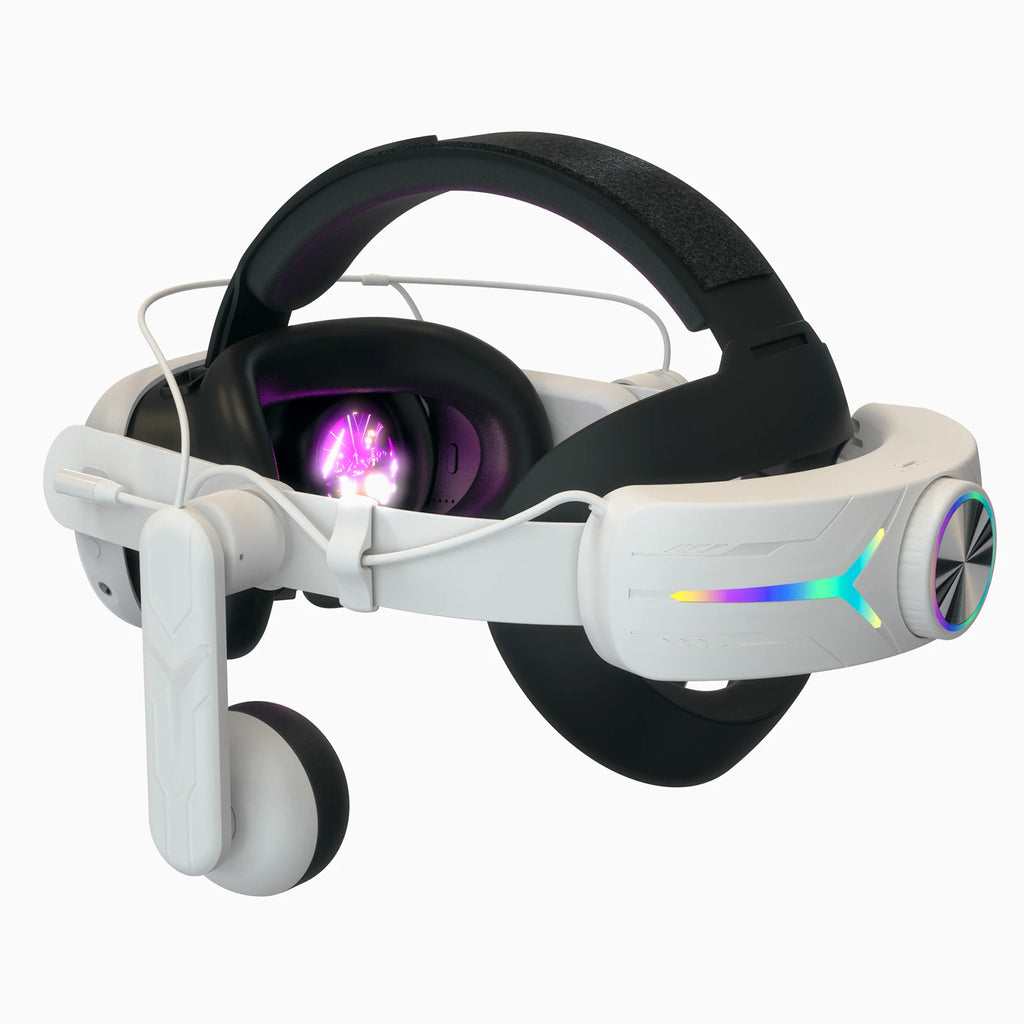 For Meta Quest3 head strap RGB Electricity King Model Headset Headset 8000 MAh Quest3 head strap VR with Adjustable Angle