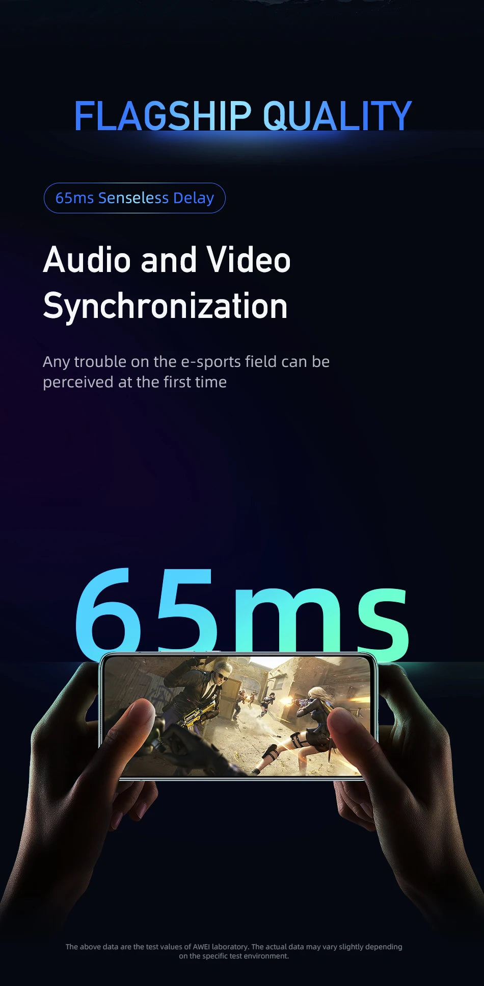 Awei T53 TWS Bluetooth Earbuds Gaming Wireless Headphones Call Noise Reduction Earphones with Shenzhen HongKong RGB Light
