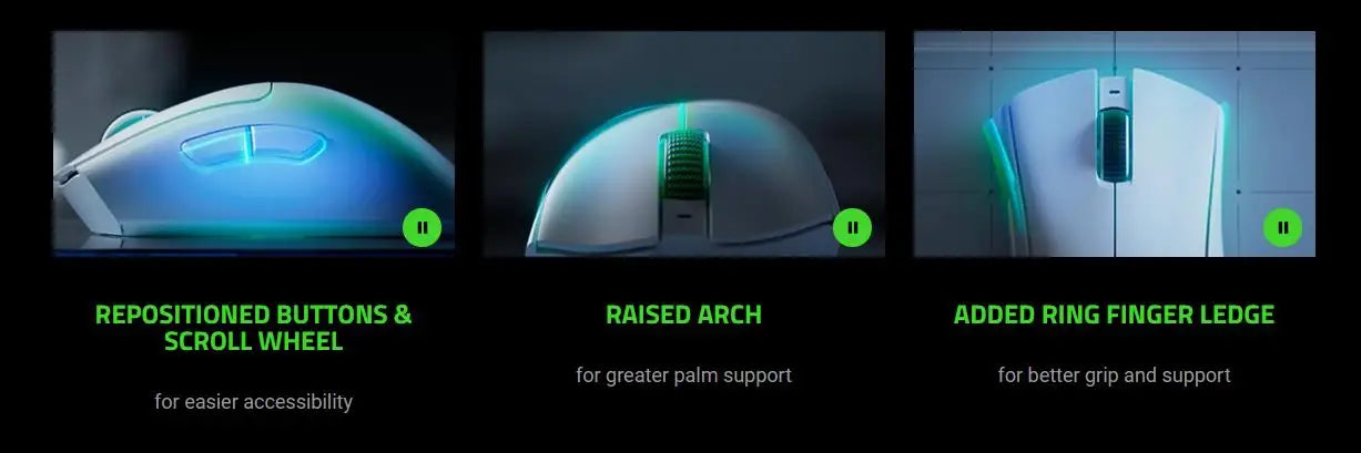 Original Razer Series Wired Mouse And DeathAdder V3 Pro Wireless Gaming Mouse 63g Ultra Lightweight 30K DPI Optical Sensor Mice