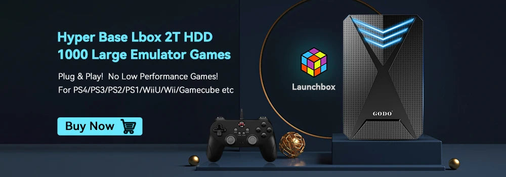 Batocera.Linux 35 2TB Gaming HDD Portable Game Hard Drive with 52000+ Games for PS3/PS2/Wii/WiiU/N64/MAME/SS for PC/Laptop/Mac