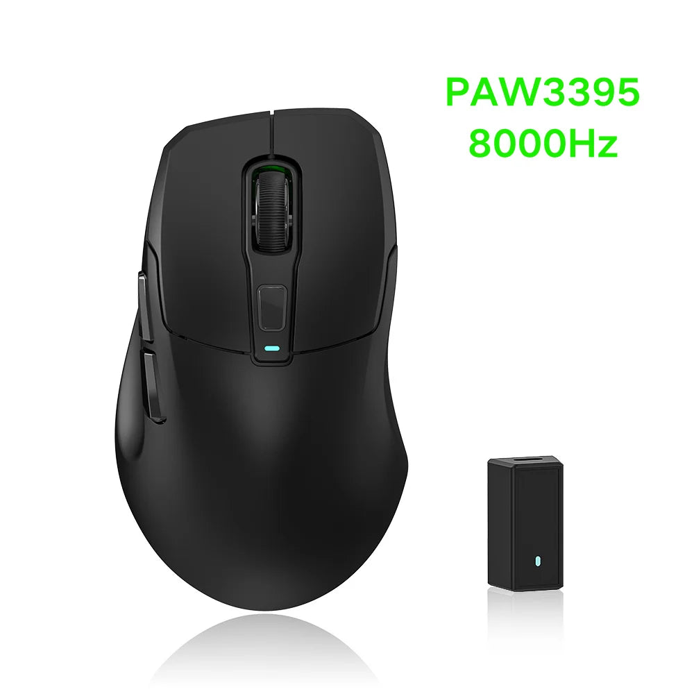 KYSONA Uranus Pro PAW3395 Wireless Gaming Mouse 54g Lightweight 8KHz Polling Rate 26000DPI Ultimate Optical Sensor For Laptop PC