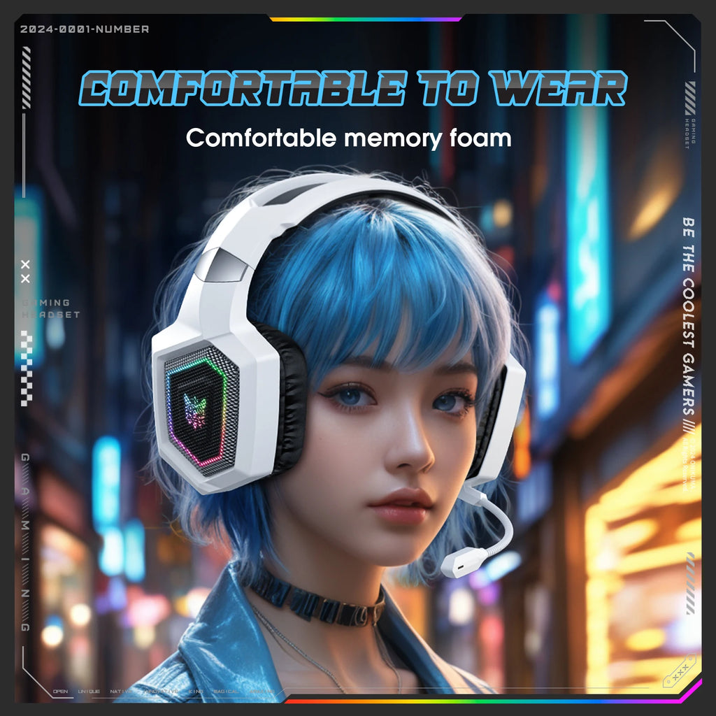 ONIKUMA Tri-Mode Headset Noise Cancelling HD Microphone Professional Gaming Wireless Headset
