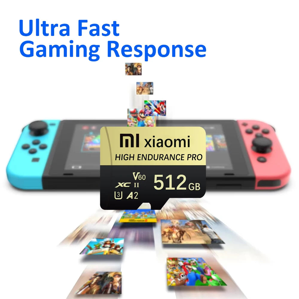 Xiaomi Real Capacity SD Memory Card 2TB 1TB Ultra Micro Tarjeta SD 128GB Micro TF SD Card 512GB 256GB For Lenovo Nintendo Switch