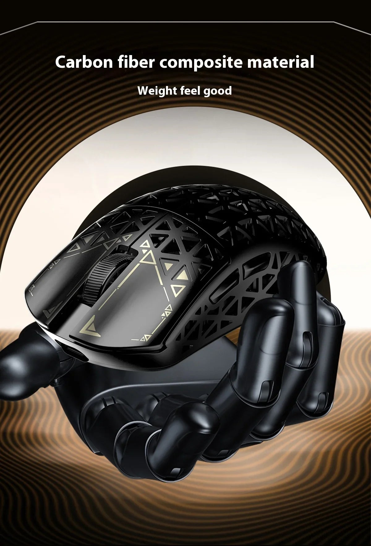 IPI Piao Float Wireless 8k Mouse 3 Mode Bluetooth Dual 8k Carbon Hell Out Gaming Esports Lightweight Mouse Custom Made Mice Gift