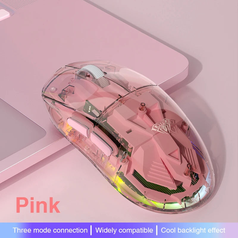 AULA SC660 Wireless Mouse Bluetooth Gaming Mouse 10000DPI Optical Sensor Macro Programmable Ergonomic Mice For Laptop PC Gamer