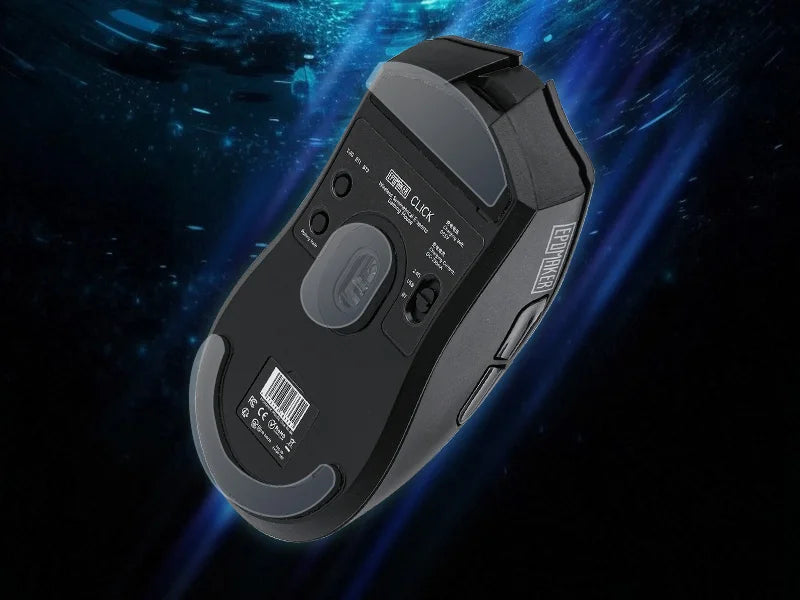 EPOMAKER Click Gaming Mouse Wireless 2.4Ghz/Bluetooth/Type-C 800 to 42000 DPI Adjustable 8K Polling Rate for PC/Mac/Linux
