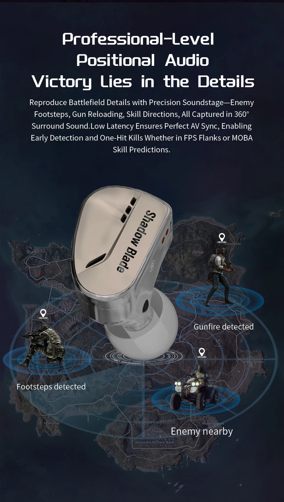 CVJ  Shadow Blade In Ear Earphones 1DD+1 Vibration Switch Adjustable Gaming ports in-ear typec Hifi Headphones konoka Mermaid2