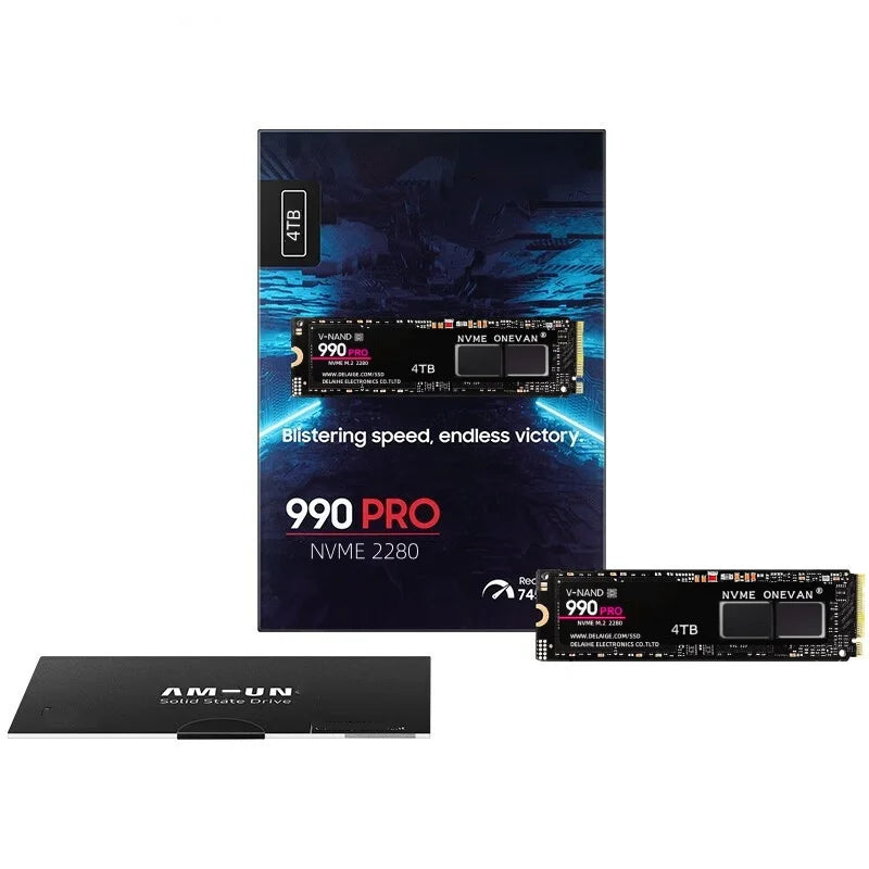 M.2 990 pro 4TB 2TB 1TB 2280  Hard drive disk NVME 2.5 inch ssd TLC 560MB/s internal Solid State Drives for laptop and desktop
