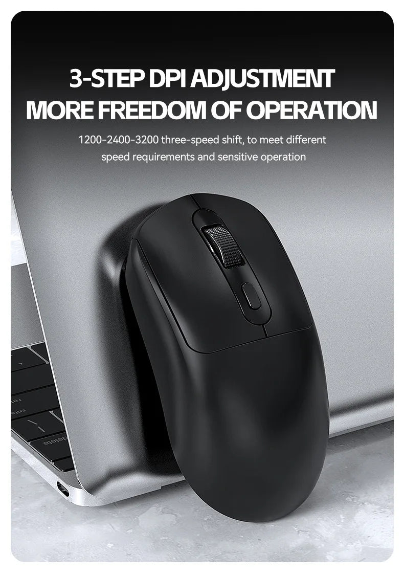 Warvank X8 Wireless Gaming Mouse 500 mAh TYPE-C Rechargeable Office Mouse Suitable for Laptop Desktop Computers