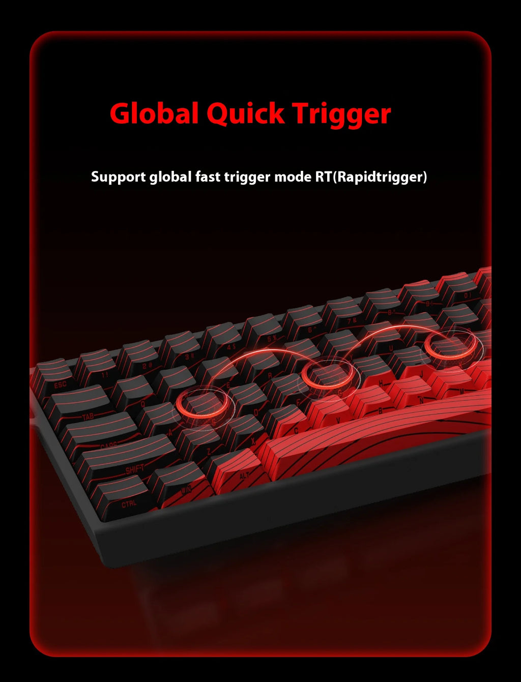 FGG Madcatz MAD60/68 HE Mad 60he 8K Mechanical Keyboard Magnetic Switch Madlions Mad 68he Wired Gaming Keyboards Gamer Custom