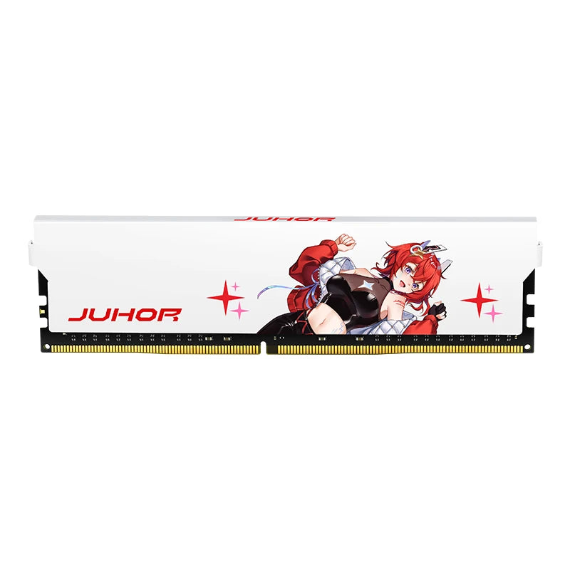 JUHOR Memoria Ram ddr4 8GB 16GB 3200MHz 3600MHz DIMM Desktop  Gaming Memory RAMS with White Heat Sink
