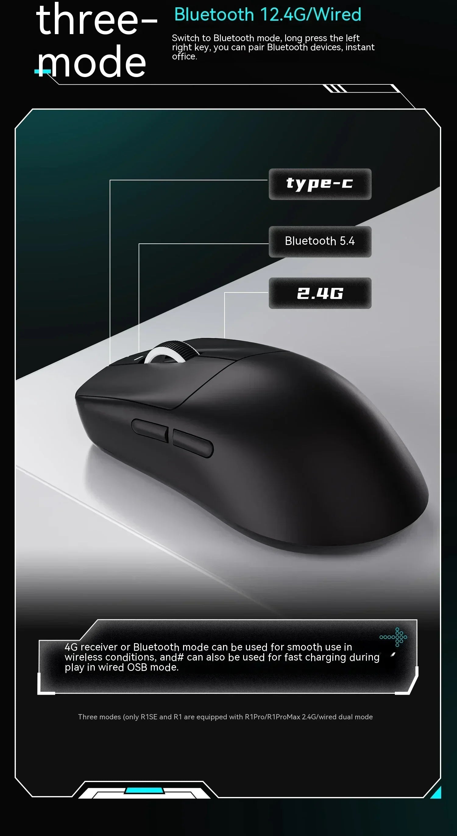 New VXE Dragonfly R1 Pro Sensor Wireless Mouse Nordic Paw3395 52840 2khz Smart Speed X Low Delay Office Gamer Pc Gaming Mouse