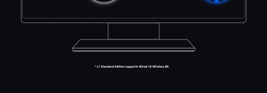 MCHOSE L7 Ultra+ Lightweight Mouse Wireless Tri-mode Bluetooth PAW3395 500mAh PC Esports Laptop Gaming Mice L7 Pro+ ﻿