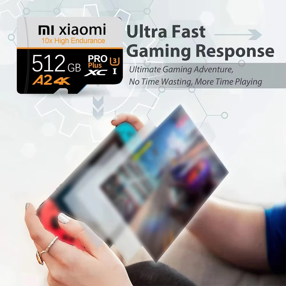 Xiaomi 2TB 1TB Micro Memory Card Class10 A2 Micro TF SD Card 128GB 512GB Cartao De Memoria SD Card For Camera Nintendo Switch PC