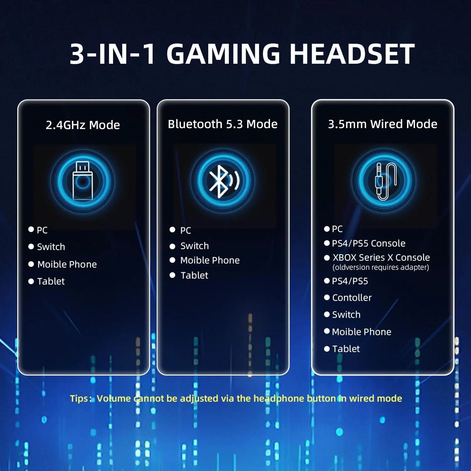 MAMBASNAKE×Attack Shark L80PRO Gaming Headset, Lightweight Over-Ear Gaming Headphones
