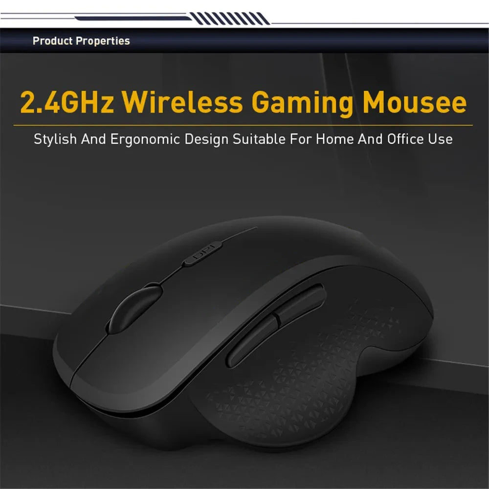 Wireless Mouse Rechargeable Bluetooth Mouse 4000DPI Silent Mice 2.4G USB Gaming Receiver for Mackbook PC Laptop Accessories