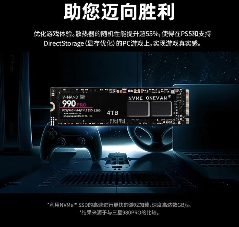M.2 990 pro 4TB 2TB 1TB 2280  Hard drive disk NVME 2.5 inch ssd TLC 560MB/s internal Solid State Drives for laptop and desktop