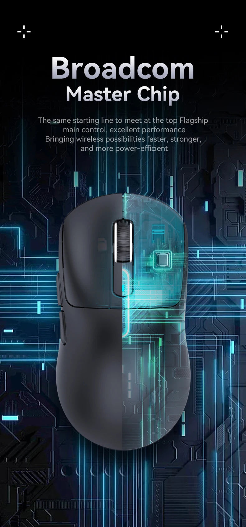 Attack Shark  X3Pro X3 Wireless Mouse Lightweight PAW3395 26000dpi Tri-Mode Connection Macro Gaming Mouse  for Win/Xbox/PS/Mac