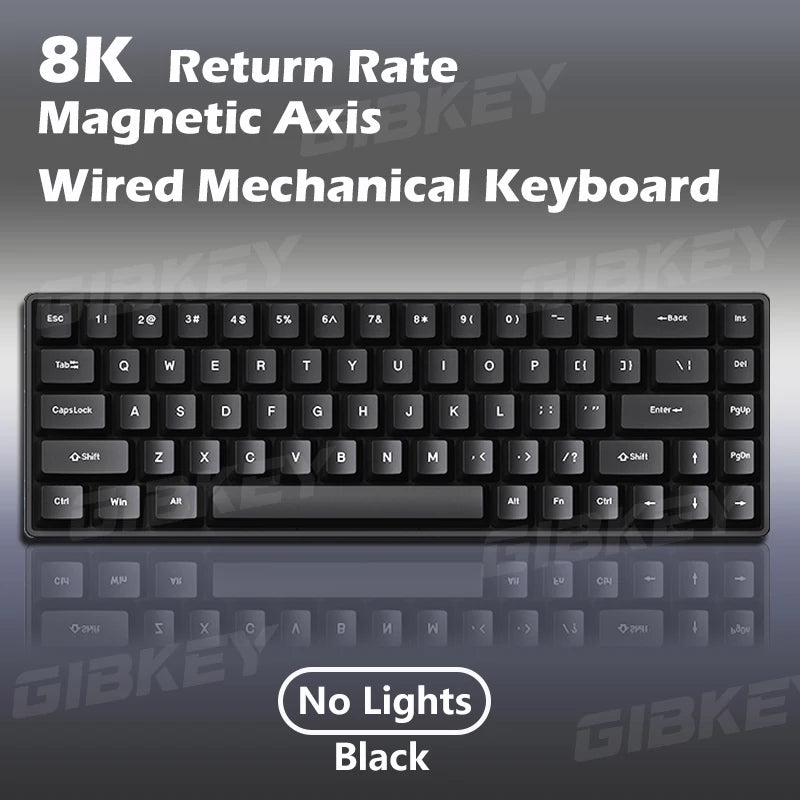 Magnetic Axis Gaming Mechanical Keyboard RGB Backlight 8K Return Rate Hot Swap switch Custom Key Range E-Sport Game keyboards